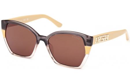 Gafas de Sol - Guess - GU7912 - 41E  GREY YELLOW CRYSTAL // BROWN