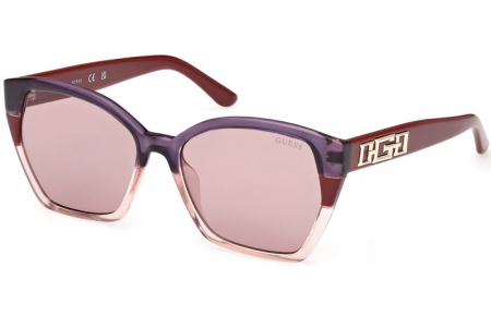 Gafas de Sol - Guess - GU7912 - 71Y  VIOLET BRUGUNDY PINK // LIGHT VIOLET