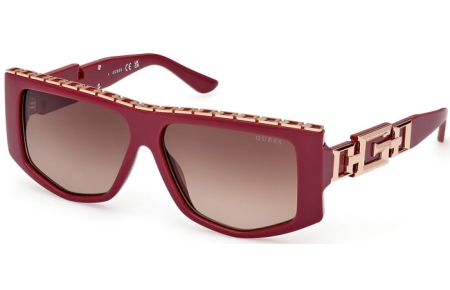 Gafas de Sol - Guess - GU7914 - 69G  SHINY BURGUNDY // BROWN GRADIENT