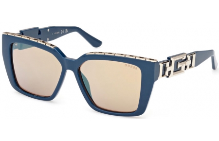 Gafas de Sol - Guess - GU7915 - 90G  SHINY BLUE // LIGHT BROWN MIRROR