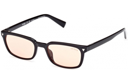 Gafas de Sol - Guess - GU8284 - 01E  SHINY BLACK // LIGHT BROWN