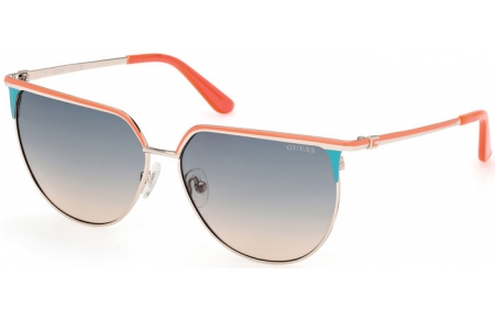 Gafas de Sol - Guess - GU00132 - 74P  SHINY PALE GOLD ORANGE // GREEN GRADIENT