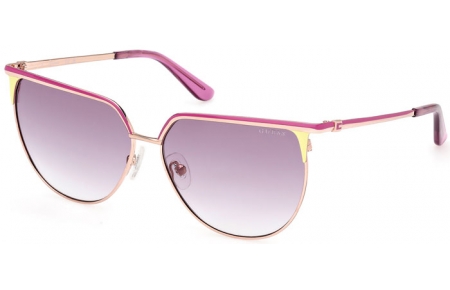 Gafas de Sol - Guess - GU00132 - 83Z  SHINY ROSE GOLD PINK // VIOLET GRADIENT