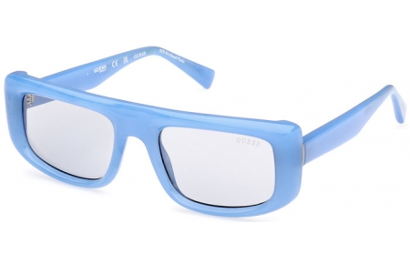 Gafas de Sol - Guess - GU00138 - 84A  SHINY BLUE // LIGHT GREY