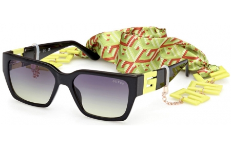 Gafas de Sol - Guess - GU7916 - 41B  SHINY BLACK YELLOW // GREY GRADIENT