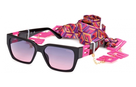 Gafas de Sol - Guess - GU7916 - 74T  SHINY BLACK FUCHSIA // BURGUNDY GRADIENT