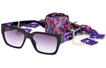 Sunglasses - Guess - GU7916 - 83Z  SHINY BLACK VIOLET // VIOLET GRADIENT