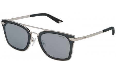 Gafas de Sol - Police - SPL348 HALO 1 - 579X SILVER // GREY MIRROR SILVER