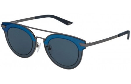 Gafas de Sol - Police - SPL349 HALO 2 - 0568 DARK GREY // BLUE GRADIENT