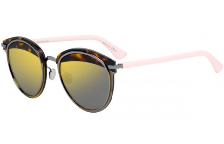 Gafas de Sol - Dior - DIOROFFSET1 - 01K (83) HAVANA LIGHT PINK // BROWN GOLD MIRROR ANTIREFLECTION MULTILAYER