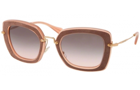 Gafas de Sol - Miu Miu - SMU 07OS - OAO1E2 ANTIQUE PINK BROWN // GREY GRADIENT