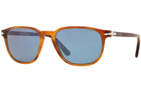 Sunglasses - Persol - PO3019S - 96/56 TERRA DI SIENA // CRYSTAL BLUE