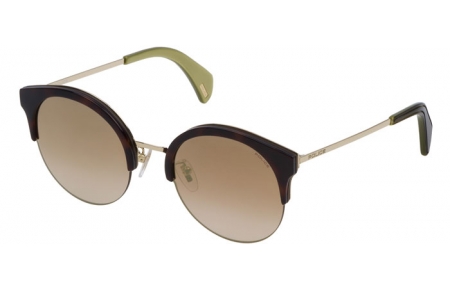 Gafas de Sol - Police - SPL615 SIREN 1 - 300G HAVANA GOLD // BROWN GRADIENT MIRROR GOLD