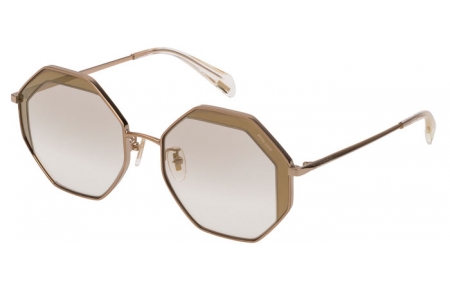 Gafas de Sol - Police - SPL837L - 8FFD GREY GOLD // GREY GRADIENT MIRROR GOLD