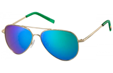 Gafas Junior - Polaroid Junior - PLD 8015/N - J5G (K7) GOLD // GREEN MIRROR POLARIZED