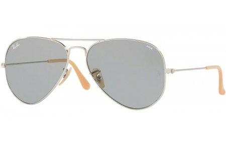 Gafas de Sol - Ray-Ban® - Ray-Ban® RB3025 AVIATOR LARGE METAL - 9065I5 SILVER // PHOTOCROMIC BLUE