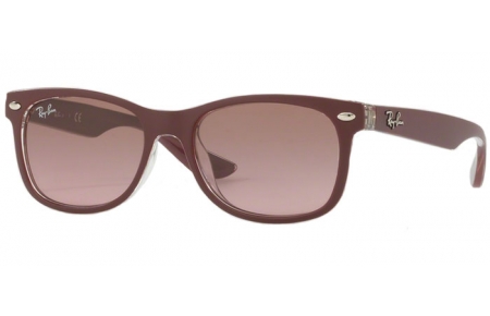 Gafas Junior - Ray-Ban® Junior Collection - RJ9052S - 702414 MATTE BORDO ON TRANSPARENT // VIOLET GRADIENT BROWN