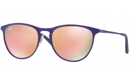 Gafas Junior - Ray-Ban® Junior Collection - RJ9538S - 252/2Y RUBBER BROWN VIOLET // LIGHT BROWN MIRROR PINK