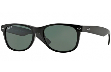 Gafas de Sol - Ray-Ban® - Ray-Ban® RB2132 NEW WAYFARER - 901/58 BLACK // CRYSTAL GREEN POLARIZED