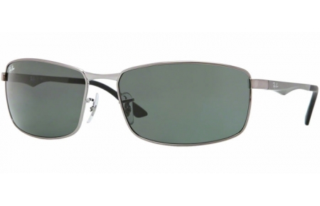 Gafas de Sol - Ray-Ban® - Ray-Ban® RB3498 - 004/71 GUNMETAL // GREEN