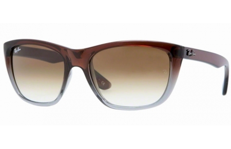 Sunglasses - Ray-Ban® - Ray-Ban® RB4154 - 824/51 BROWN GRADIENT ON GREY TRANSPARENT // CRYSTAL BROWN GRADIENT