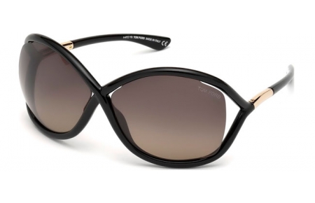 Gafas de Sol - Tom Ford - WITHNEY FT0009 - 01D BLACK GOLD // GREY GRADIENT POLARIZED