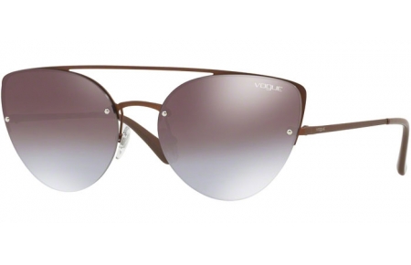 Gafas de Sol - Vogue eyewear - VO4074S - 5074B7 MATTE LIGHT BROWN // VIOLET GRADIENT BROWN MIRROR BLUE