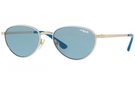 Gafas de Sol - Vogue eyewear - VO4082S BY GIGI HADID - 848/80 PALE GOLD WHITE // BLUE