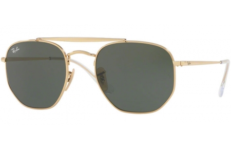 Gafas de Sol - Ray-Ban® - Ray-Ban® RB3648 MARSHAL - 001 GOLD // GREEN