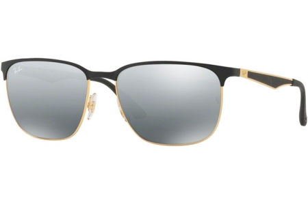 Gafas de Sol - Ray-Ban® - Ray-Ban® RB3569 - 187/88 GOLD TOP BLACK // GREY MIRROR SILVER GRADIENT