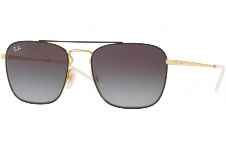 Gafas de Sol - Ray-Ban® - Ray-Ban® RB3588 - 90548G GOLD ON TOP BLACK // GREY GRADIENT DARK GREY