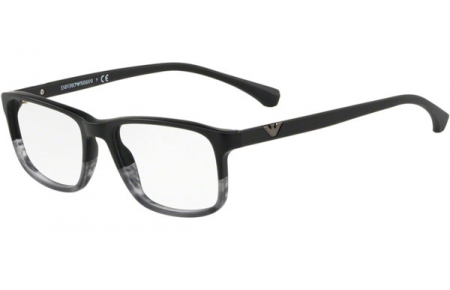 Frames - Emporio Armani - EA3098 - 5566 BLACK TRANSPARENT STRIPED GREY