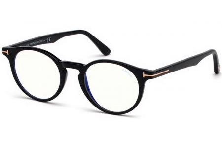 Monturas - Tom Ford - FT5557-B - 001  POLISHED BLACK