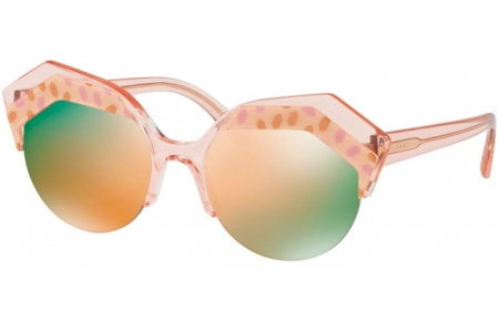 Gafas de Sol - Bvlgari - BV8203 - 54474Z PINK BEIGE BLACK PEACH PINK // GREY MIRROR ROSE GOLD