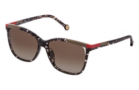 Gafas de Sol - Carolina Herrera - SHE821 - 0869  BLACK MARBLED // BROWN GRADIENT