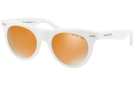 Gafas de Sol - Michael Kors - MK2074 BORA BORA - 30645A WHITE ACETATE // NEW LIQUID ROSE GOLD MIRROR