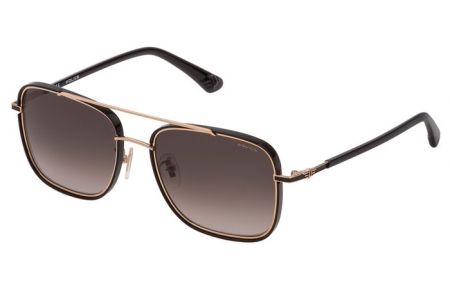 Sunglasses - Police - SPL871  - 0300  BLACK SHINY ROSE GOLD // BROWN GRADIENT