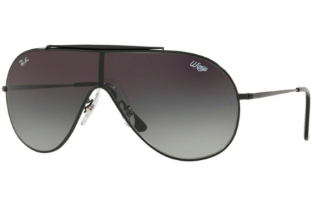 Gafas de Sol - Ray-Ban® - Ray-Ban® RB3597 WINGS - 002/11 BLACK // GREY GRADIENT DARK GREY