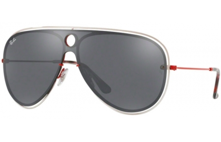 Gafas de Sol - Ray-Ban® - Ray-Ban® RB3605N - 90976G RED SILVER // GREY MIRROR SILVER