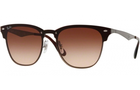 Gafas de Sol - Ray-Ban® - Ray-Ban® RB3576N BLAZE CLUBMASTER - 041/13 GUNMETAL STRIPED // BROWN GRADIENT