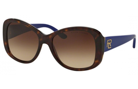 Lunettes de soleil - Ralph Lauren - RL8144 - 500313 SHINY DARK HAVANA // GRADIENT BROWN