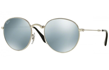 Sunglasses - Ray-Ban® - Ray-Ban® RB3532 FOLDING - 003/30 SILVER // LIGHT GREEN MIRROR SILVER