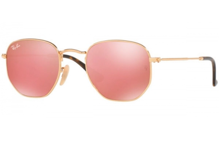 Gafas de Sol - Ray-Ban® - Ray-Ban® RB3548N HEXAGONAL - 001/Z2 GOLD // COPPER FLASH