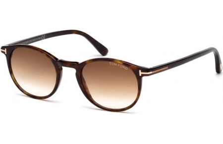 Gafas de Sol - Tom Ford - ANDREA-02 FT0539 - 52F DARK HAVANA // BROWN GRADIENT