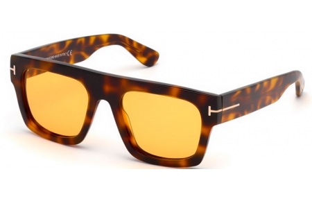 Gafas de Sol - Tom Ford - FAUSTO FT0711 - 56E  DARK HAVANA // LIGHT BROWN