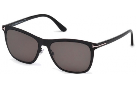 Gafas de Sol - Tom Ford - ALASDHAIR FT0526 - 02A MATTE BLACK // GREY