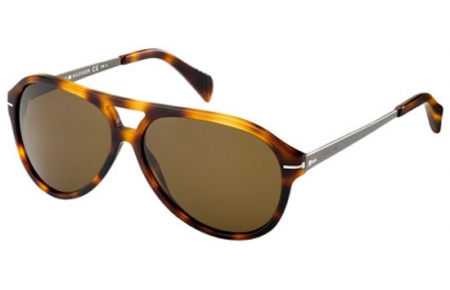 Gafas de Sol - Tommy Hilfiger - TH 1060/S - 8E2 (EC) HAVANA METAL RUTHENIUM // BROWN