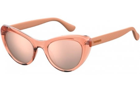 Gafas de Sol - Havaianas - CONCHAS - 9R6 (0J) SALMON // GREY ROSE GOLD MULTILAYER MIRROR