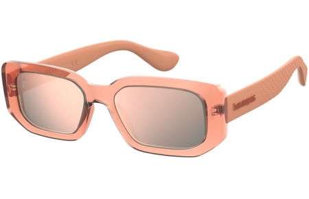 Gafas de Sol - Havaianas - FAROL - 9R6 (0J) SALMON // GREY ROSE GOLD MIRROR