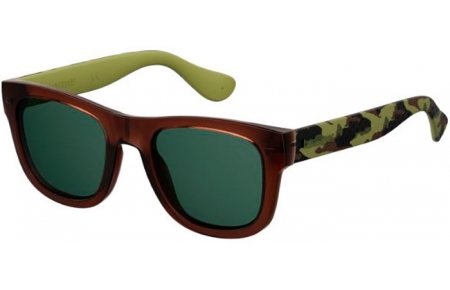 Sunglasses - Havaianas - PARATY/L - 3FI (QT) BROWN GREEN POIS // GREEN